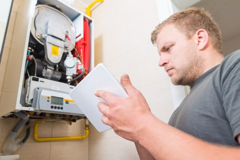 performing furnace maintenance